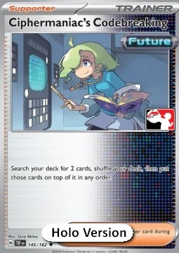 Ciphermaniac's Codebreaking Play! Pokémon Prize Pack Series Six #145