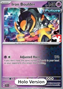 Iron Boulder Play! Pokémon Prize Pack Series Six #071