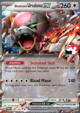 Bloodmoon Ursaluna ex Play! Pokémon Prize Pack Series Seven #141