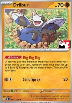 Drilbur - Play! Pokémon Prize Pack Series Seven #085
