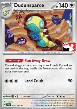 Dudunsparce - Play! Pokémon Prize Pack Series Seven #129
