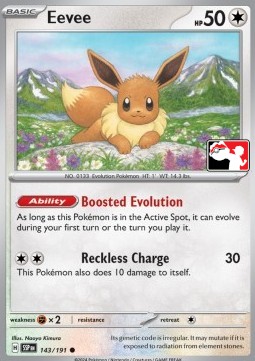 Eevee - Play! Pokémon Prize Pack Series Seven #143