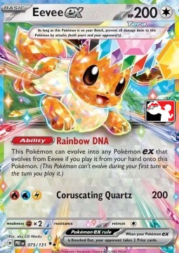 Eevee ex - Play! Pokémon Prize Pack Series Seven #075