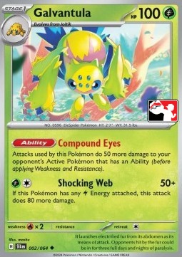 Galvantula - Play! Pokémon Prize Pack Series Seven #002