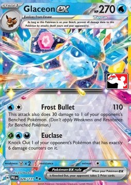 Glaceon ex - Play! Pokémon Prize Pack Series Seven #026