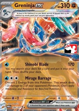 Greninja ex - Play! Pokémon Prize Pack Series Seven #106