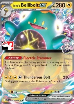 Iono's Bellibolt ex Play! Pokémon Prize Pack Series Seven #053