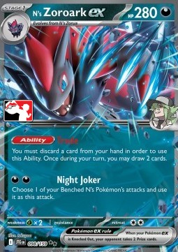 N's Zoroark ex Play! Pokémon Prize Pack Series Seven #098
