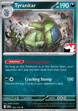 Tyranitar - Play! Pokémon Prize Pack Series Seven #095