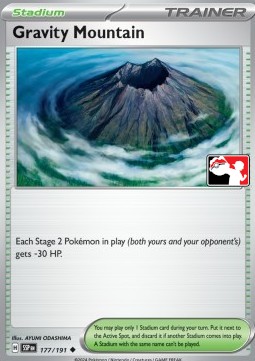 Gravity Mountain Play! Pokémon Prize Pack Series Seven #177