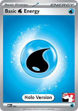 Basic Water Energy Play! Pokémon Prize Pack Series Eight #003