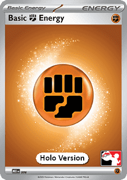 Basic Fighting Energy Play! Pokémon Prize Pack Series Eight #006