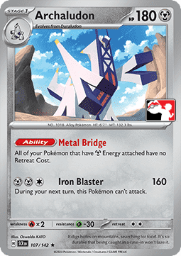 Archaludon - Play! Pokémon Prize Pack Series Eight #107