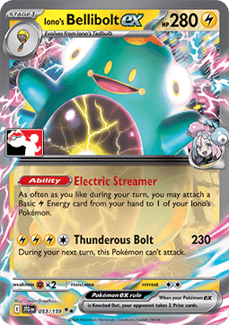 Iono's Bellibolt ex Play! Pokémon Prize Pack Series Eight #053