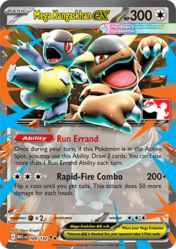 Mega Kangaskhan ex Play! Pokémon Prize Pack Series Eight #104