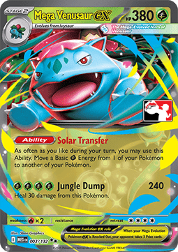 Mega Venusaur ex Play! Pokémon Prize Pack Series Eight #003