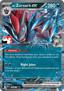 N's Zoroark ex Play! Pokémon Prize Pack Series Eight #098