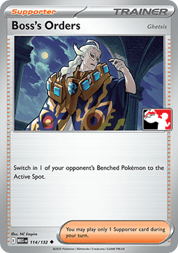 Boss's Orders - Ghetsis Play! Pokémon Prize Pack Series Eight #114