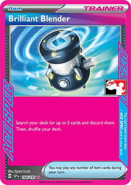 Brilliant Blender Play! Pokémon Prize Pack Series Eight #164