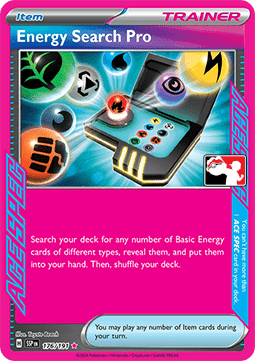 Energy Search Pro Play! Pokémon Prize Pack Series Eight #176