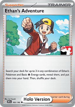 Ethan's Adventure Play! Pokémon Prize Pack Series Eight #165