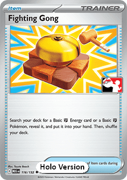 Fighting Gong Play! Pokémon Prize Pack Series Eight #116
