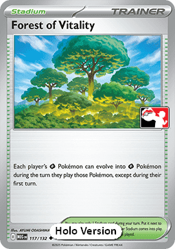 Forest of Vitality Play! Pokémon Prize Pack Series Eight #117