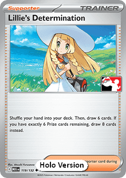 Lillie's Determination Play! Pokémon Prize Pack Series Eight #119