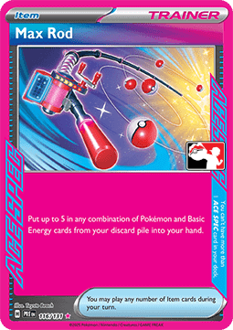 Max Rod Play! Pokémon Prize Pack Series Eight #116