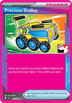 Precious Trolley Play! Pokémon Prize Pack Series Eight #185
