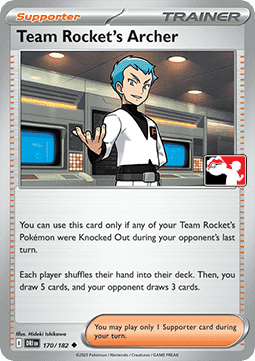 Team Rocket's Archer Play! Pokémon Prize Pack Series Eight #170