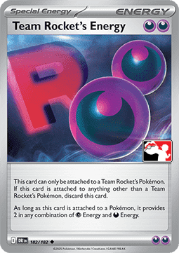 Team Rocket's Energy Play! Pokémon Prize Pack Series Eight #182