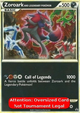Zoroark and Legendary Pokémon Promos #