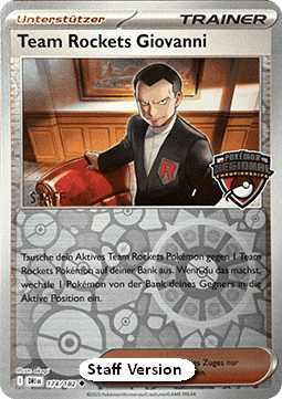 Team Rocket's Giovanni Promos #174