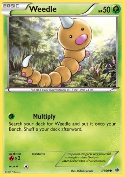 Weedle - Primal Clash #1/160