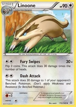 Linoone - Primal Clash #112/160