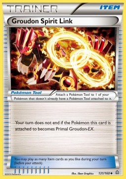 Groudon Spirit Link Primal Clash #131/160