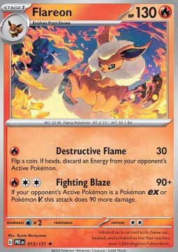 Flareon - Prismatic Evolutions #013/131