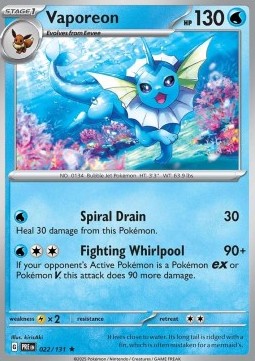 Vaporeon - Prismatic Evolutions #022/131