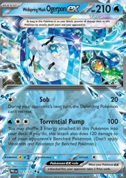 Wellspring Mask Ogerpon ex Prismatic Evolutions #027/131
