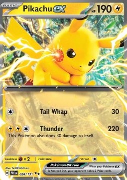 Pikachu ex - Prismatic Evolutions #028/131