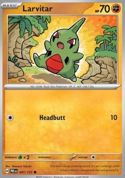 Larvitar - Prismatic Evolutions #047/131