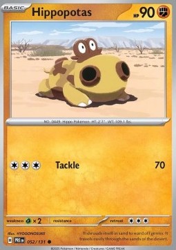 Hippopotas - Prismatic Evolutions #052/131