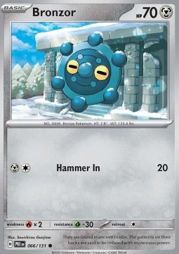 Bronzor - Prismatic Evolutions #066/131