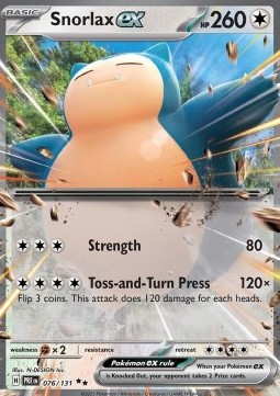 Snorlax ex - Prismatic Evolutions #076/131