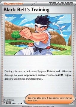 Black Belt's Training Prismatic Evolutions #097/131