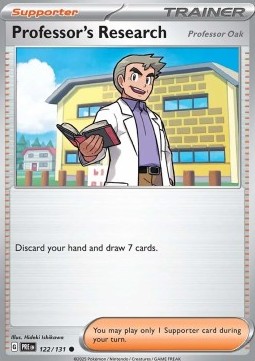 Professor's Research - Professor Oak Prismatic Evolutions #122/131