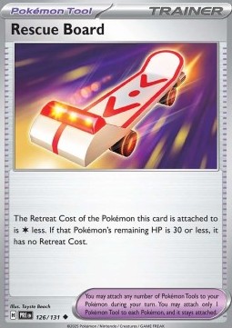 Rescue Board Prismatic Evolutions #126/131