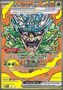 Teal Mask Ogerpon ex Prismatic Evolutions #145/131