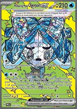 Wellspring Mask Ogerpon ex Prismatic Evolutions #152/131
